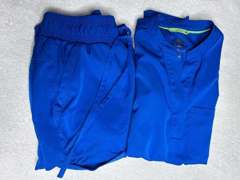 Healing Hands HH Works Women's Scrub Set with V-Neck Top and Jogger Pants